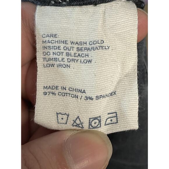 Marc by Marc Jacobs Jeans Womens 27 Gray Pinstripe Jac Legging Workwear Jeggings - Picture 11 of 12